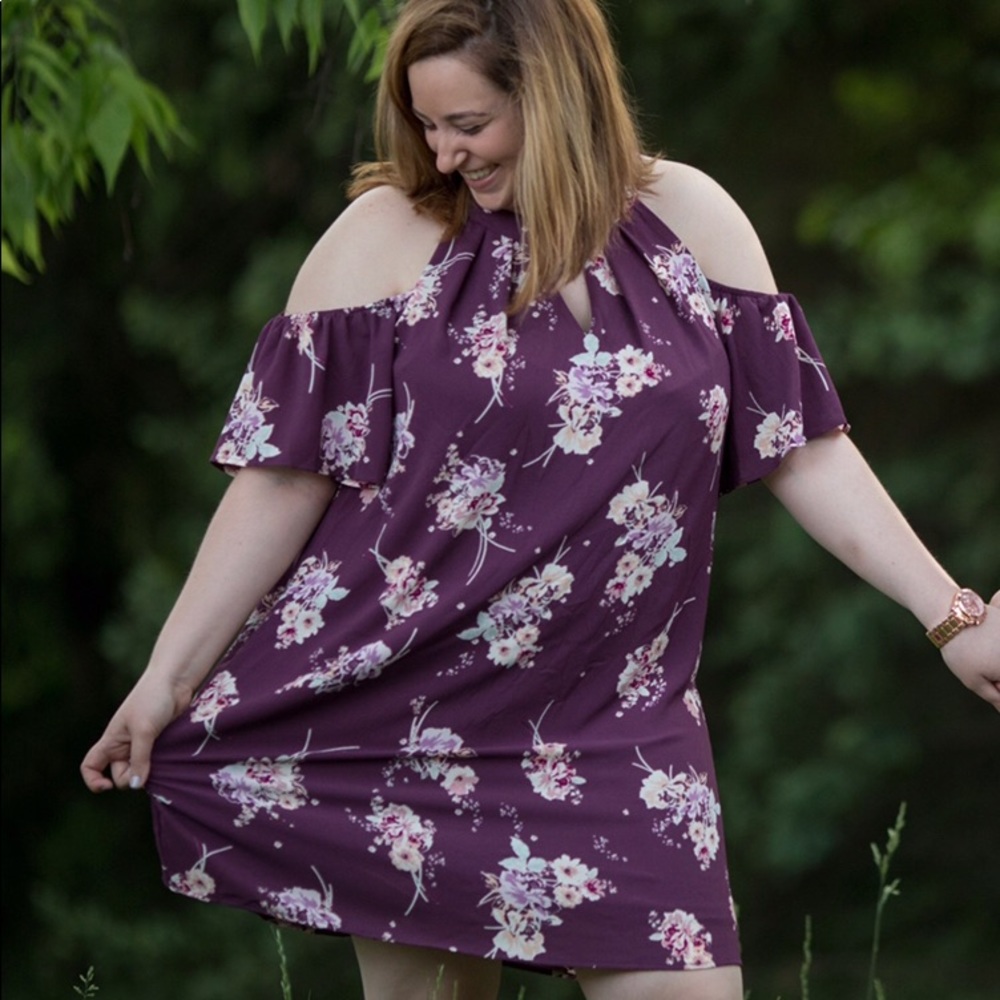 Charming Charlie’s Maroon Dress
